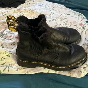 Docs Chelsea Boots with Fur lining